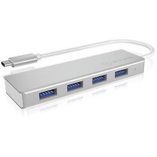 ICY Box  ICY BOX USB 3.0 Type-C Hub silver IB-HUB1425-C with 4 USB ports 