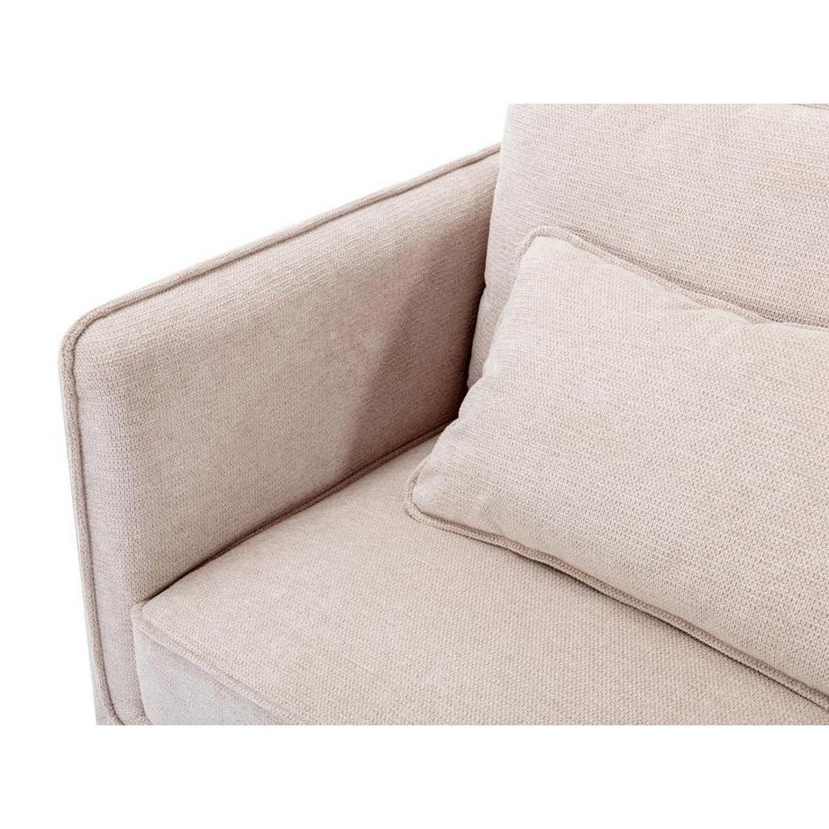 Vente-unique Divano 3 posti in Tessuto Beige - TORMELDA  