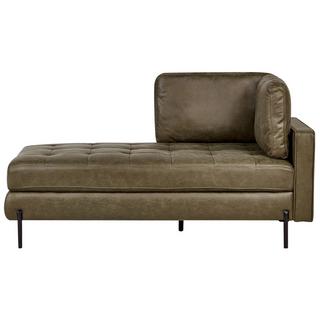 Beliani Chaiselongue aus Kunstleder Modern REBAIS  