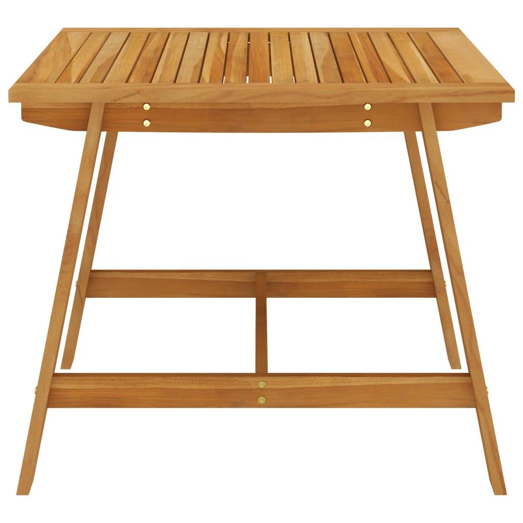 VidaXL Table à manger de jardin bois d'acacia  