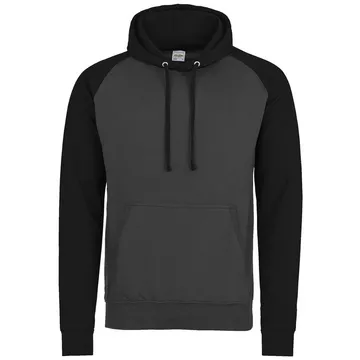 Sweat de baseball à capuche bicolore