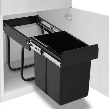 Poubelle extractible plastique