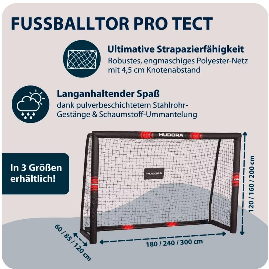 HUDORA  Fussballtor Pro Tect 180 
