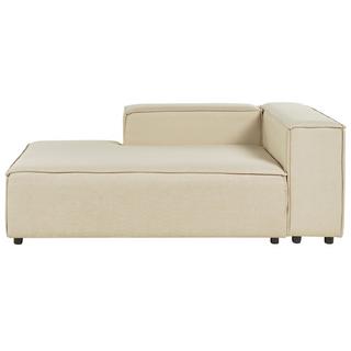 Beliani Chaise longue en Lin Moderne APRICA  