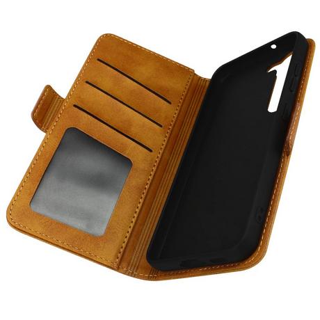 Avizar  Housse Folio Samsung Galaxy S23 Camel 