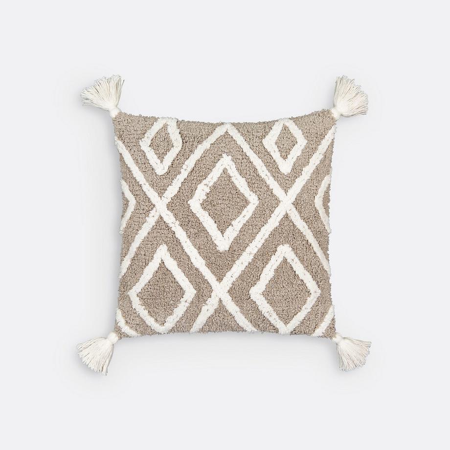 La Redoute Intérieurs Cali Getufteter Baumwoll Kissenbezug  