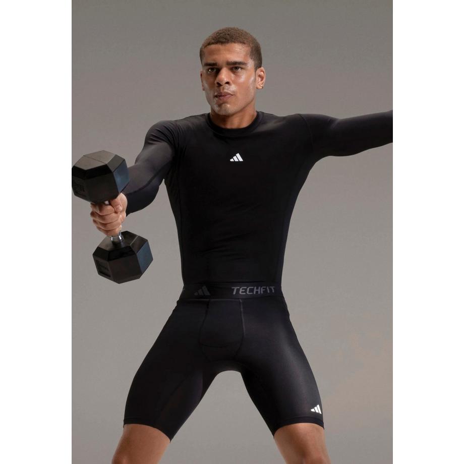adidas Maglia da allenamento a maniche lunghe con compressione Techfit  
