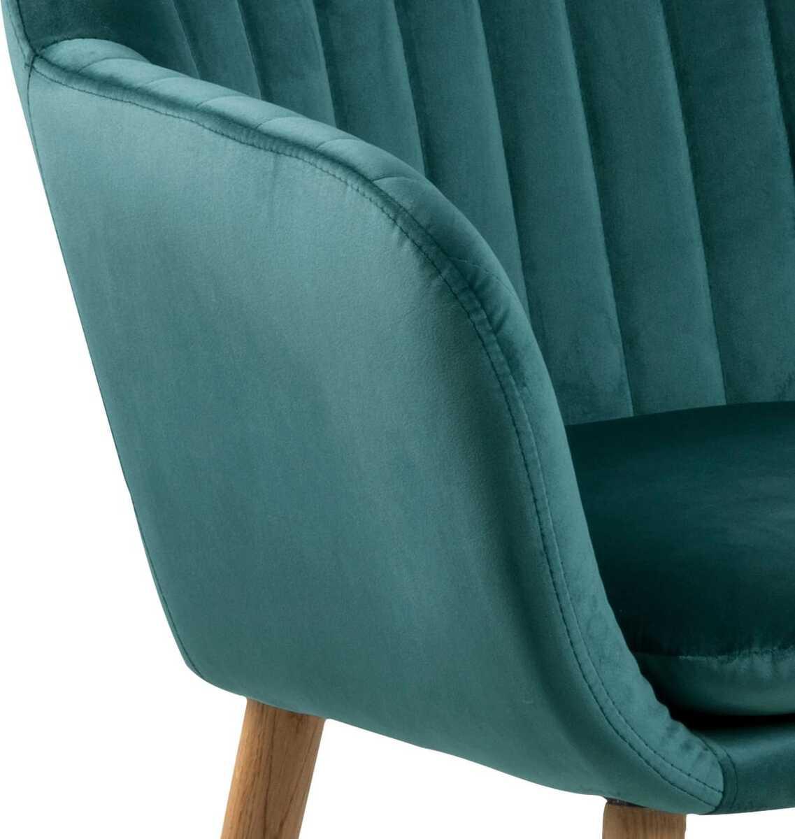 mutoni Chaise avec accoudoirs Milano vert flashy  