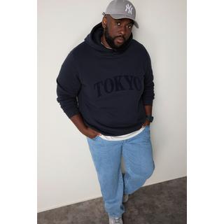 Sthuge Maglia con cappuccio Oversize Stampa Floccata  