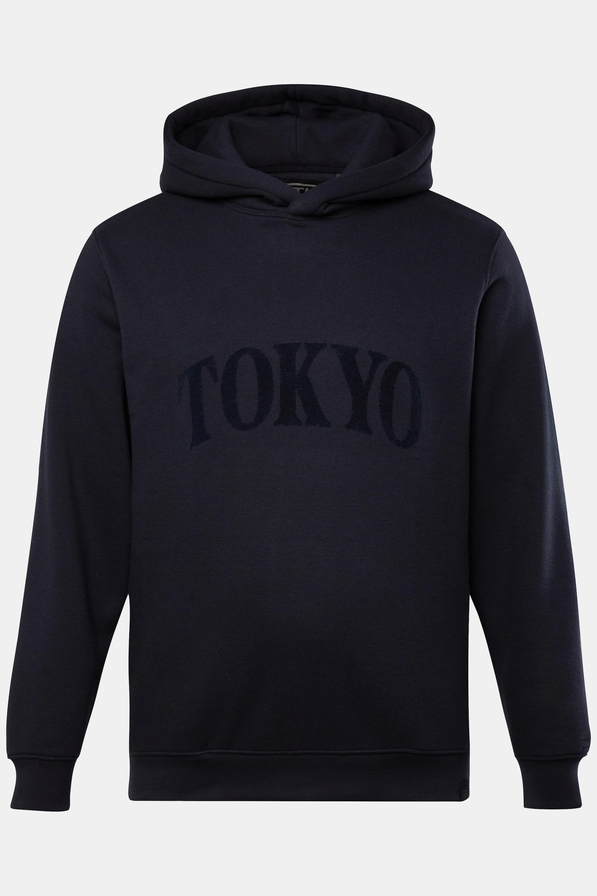 Sthuge Maglia con cappuccio Oversize Stampa Floccata  