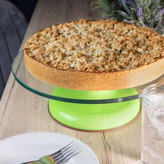 Intirilife Intirilife Plateau à Gâteau Pivotant avec Base Antidérapante  