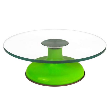 Intirilife Intirilife Plateau à Gâteau Pivotant avec Base Antidérapante  