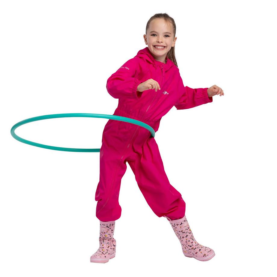 Trespass Button Tuta antipioggia per bambini  