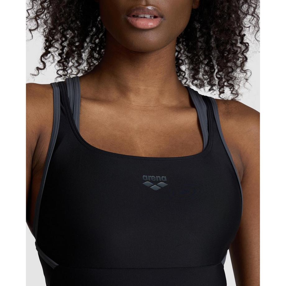 arena Solid Hi-Power Back Maillot de Bain Une Pièce  