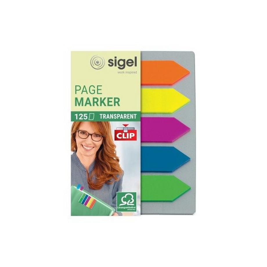 SIGEL Notes 12x50mm HN611 5 Farben ass. 125 Blatt