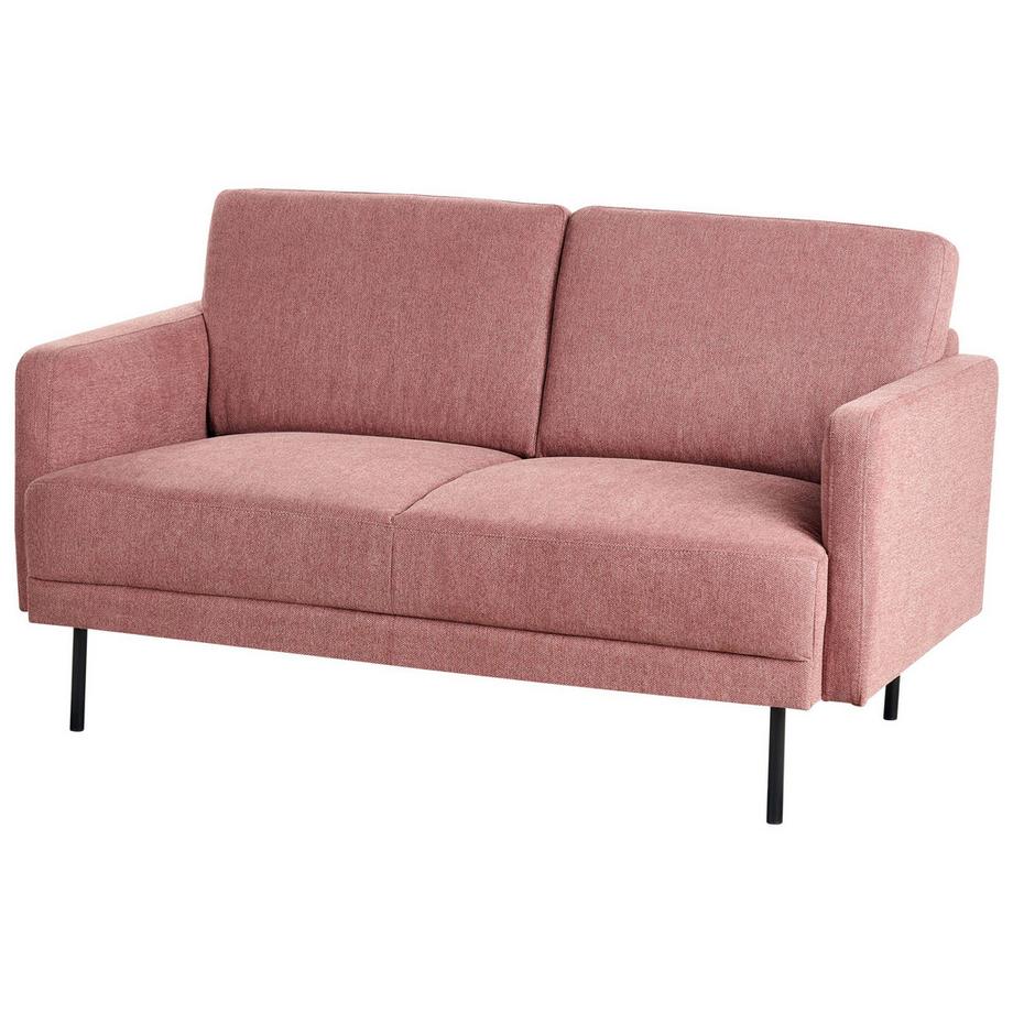 Beliani 2 Sitzer Sofa aus Stoff Minimalistisch BREDA  