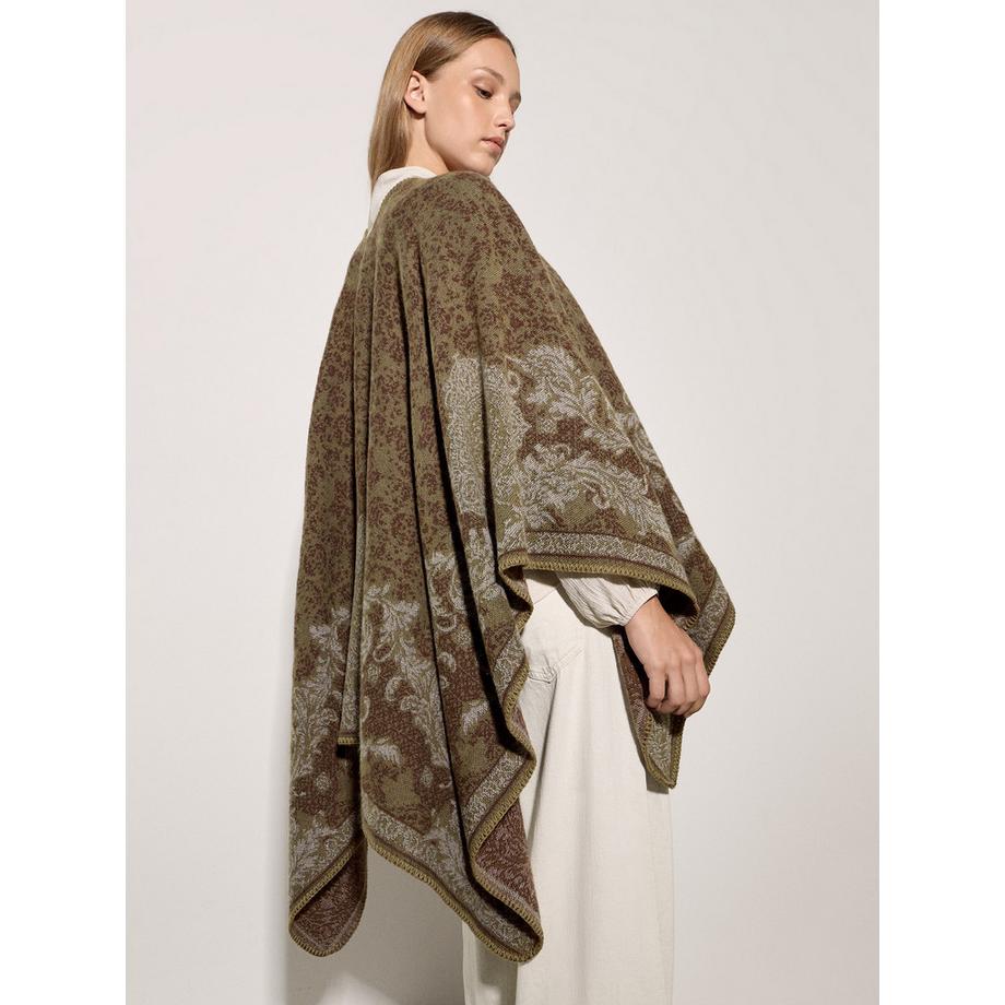 APRICOT Cape-couverture à bordure paisley  