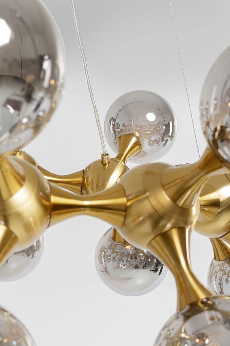 KARE Design Lampada a sospensione Atomic Balls Brass tonda 74  