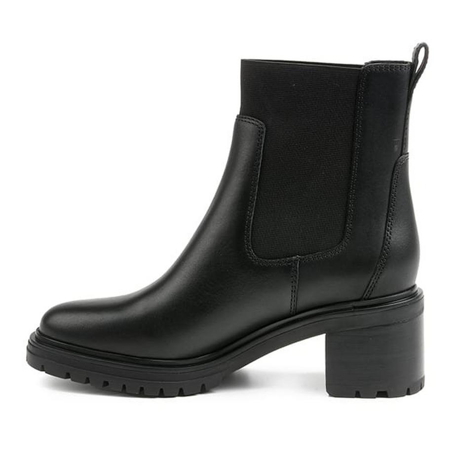TOMMY HILFIGER  FLAG MID HEEL LEATHER CHELSEA-36 
