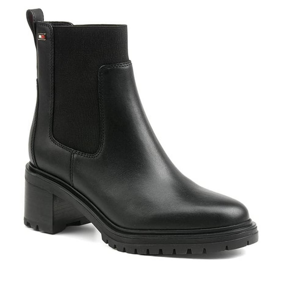 FLAG MID HEEL LEATHER CHELSEA-36
