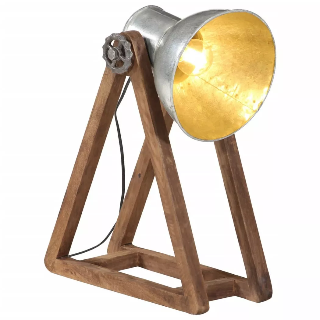 VidaXL – Schreibtischlampe eisen, 60 cm, Silber