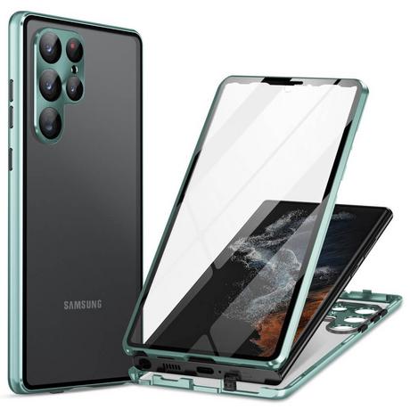 Cover-Discount  Galaxy S24 Ultra - Magnetische Schutzhülle Mit Panzerglas 