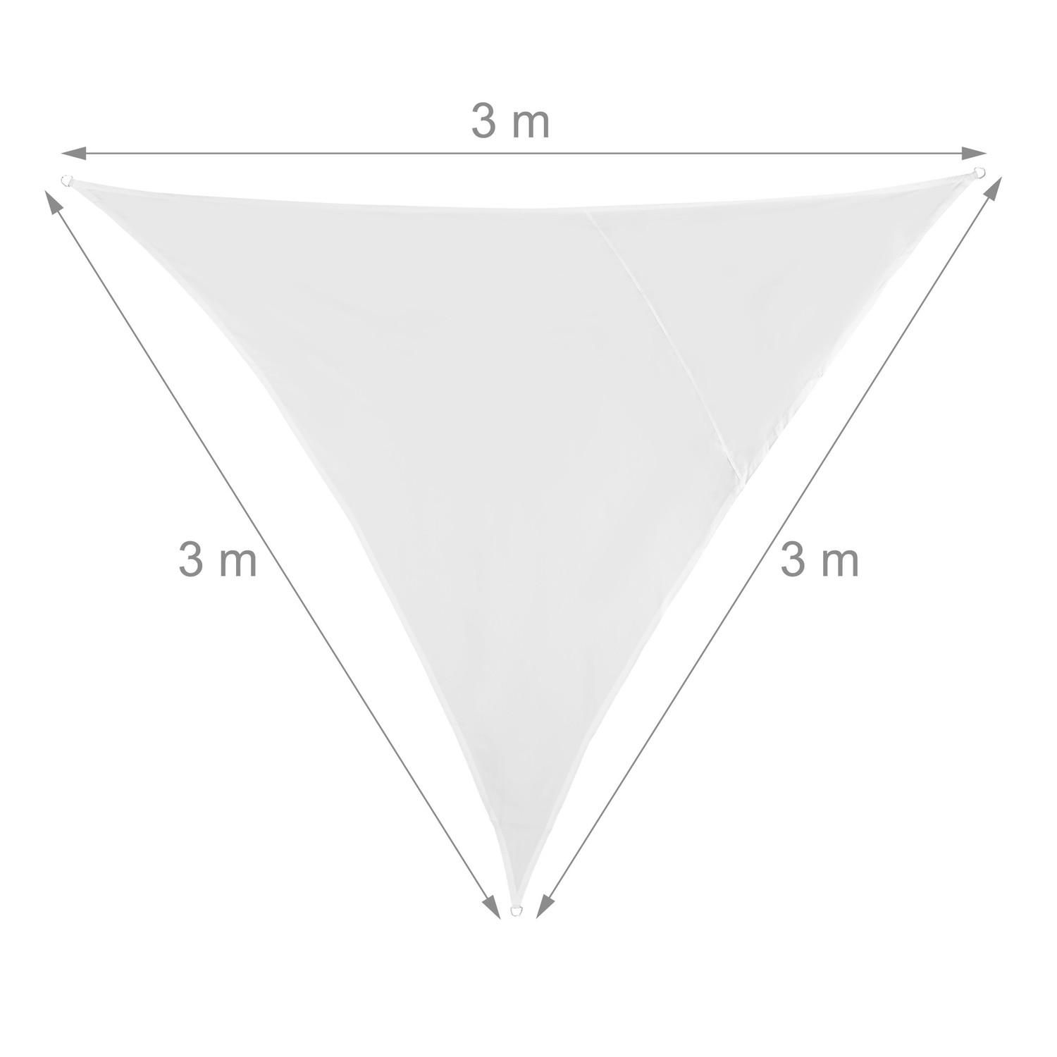 B2X Voile d'ombrage triangulaire blanc  