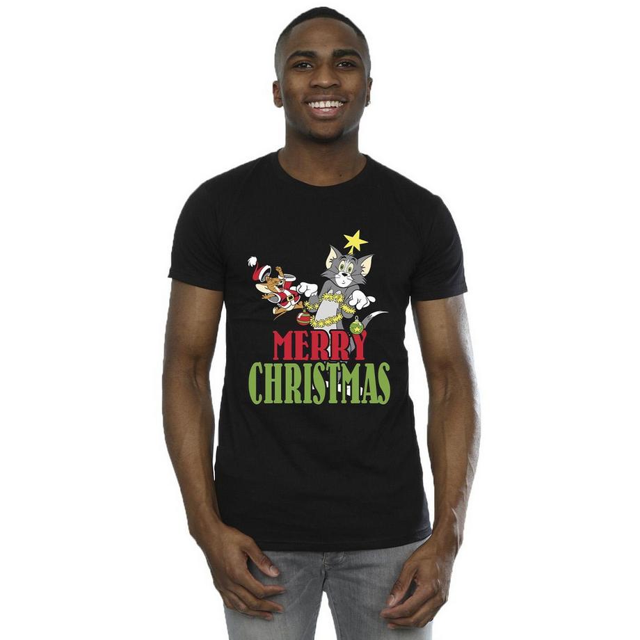 Warner Bros Merry Christmas Baubles Maglietta  