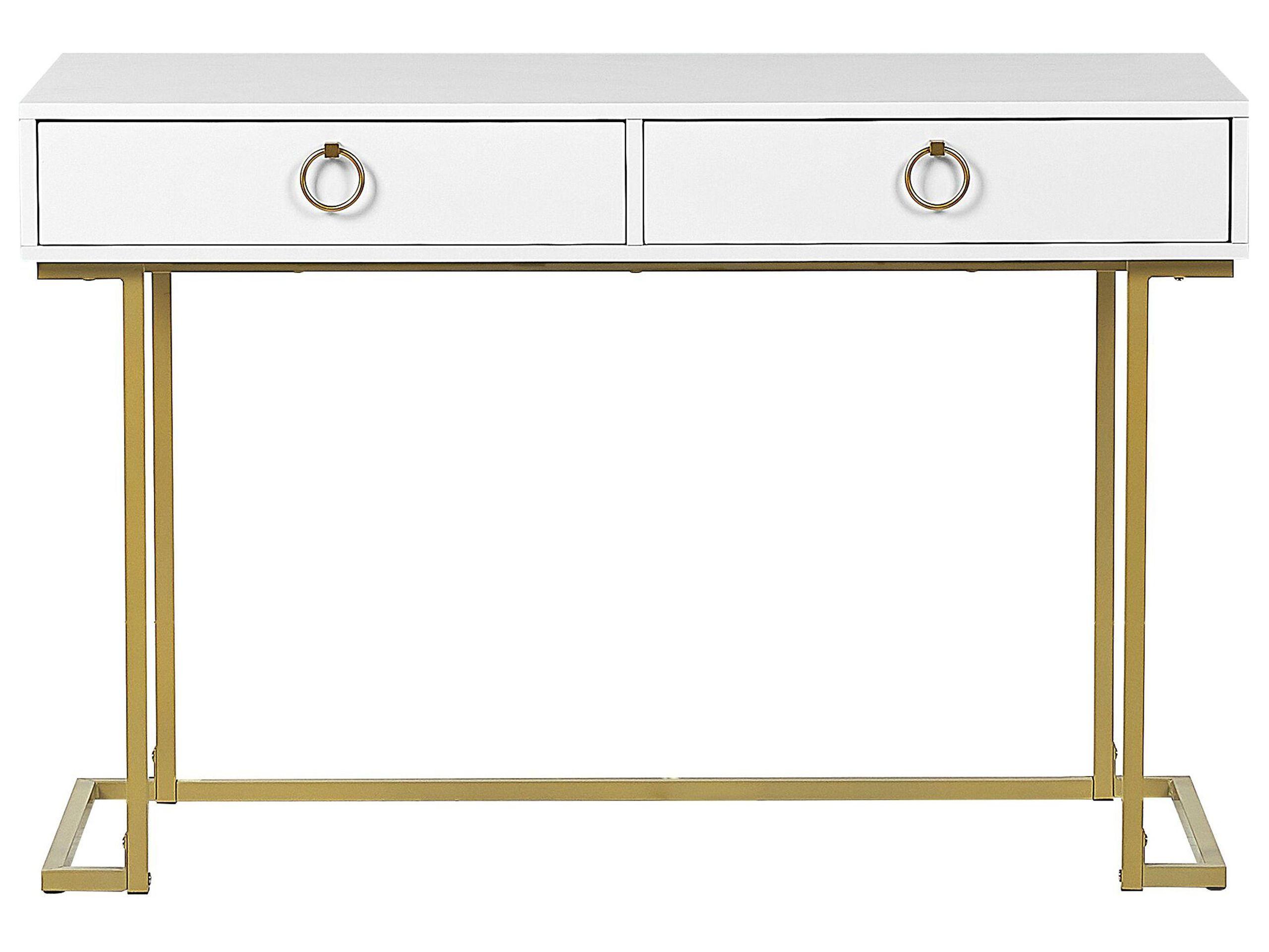 Beliani Konsolentisch aus MDF-Platte Glamourös WESTPORT  