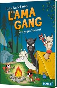 Die Lama-Gang. Mit Herz & Spucke 3: Drei gegen Spukerei Schmidt, Heike Eva; Renger, Nikolai (Illustrationen) Copertina rigida 