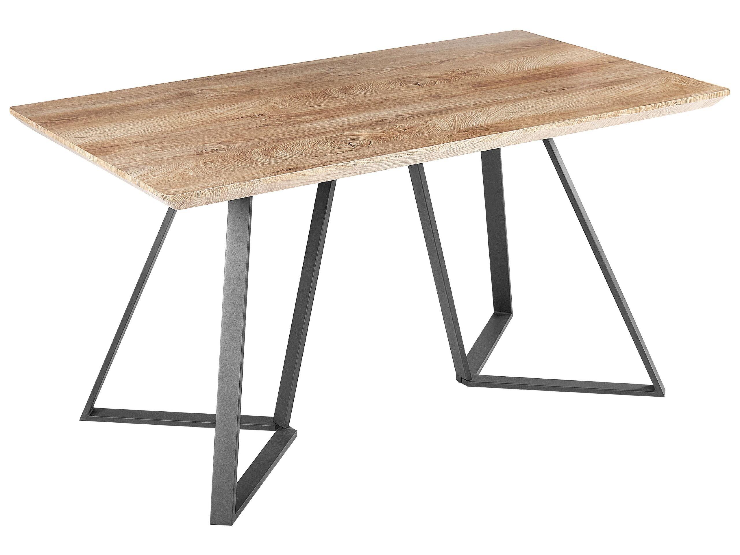 Beliani Table de repas en MDF Industriel UPTON  