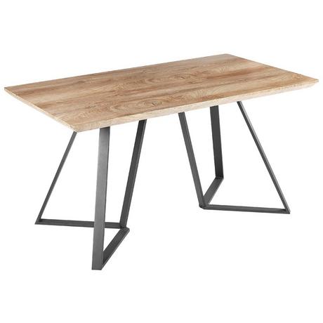 Beliani Table de repas en MDF Industriel UPTON  