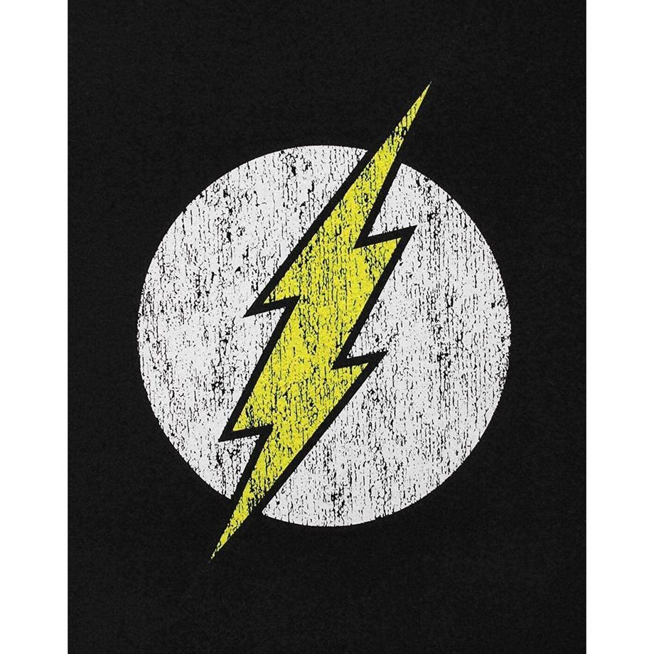 Flash Logo Distress-Effekt T-Shirt  