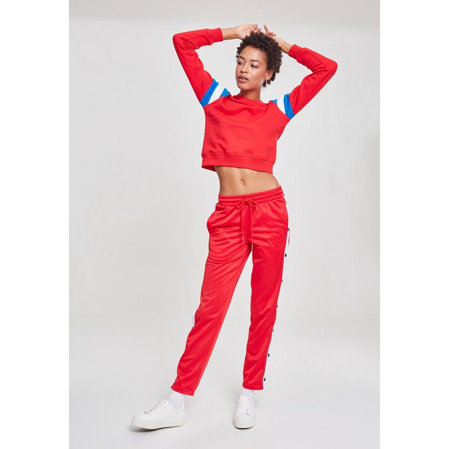 URBAN CLASSICS Longsleeve Stripe Crew T-Shirt  