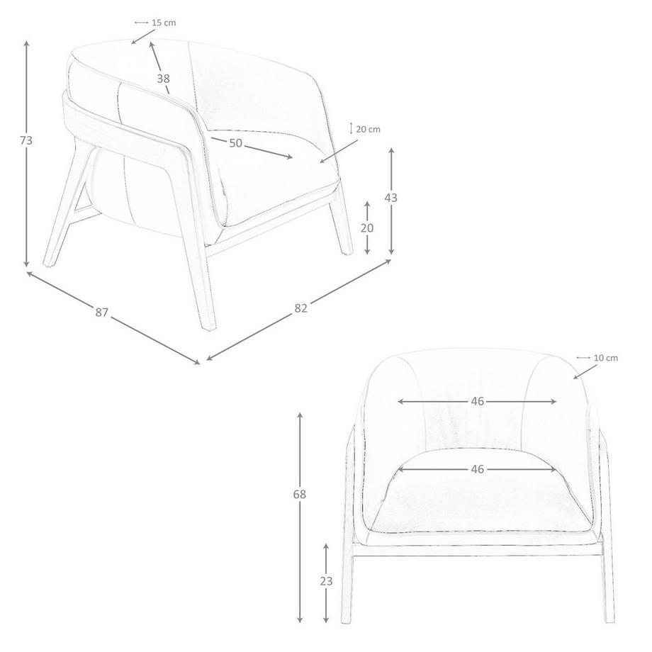 ANGEL CERDA Fauteuil de design moderne  