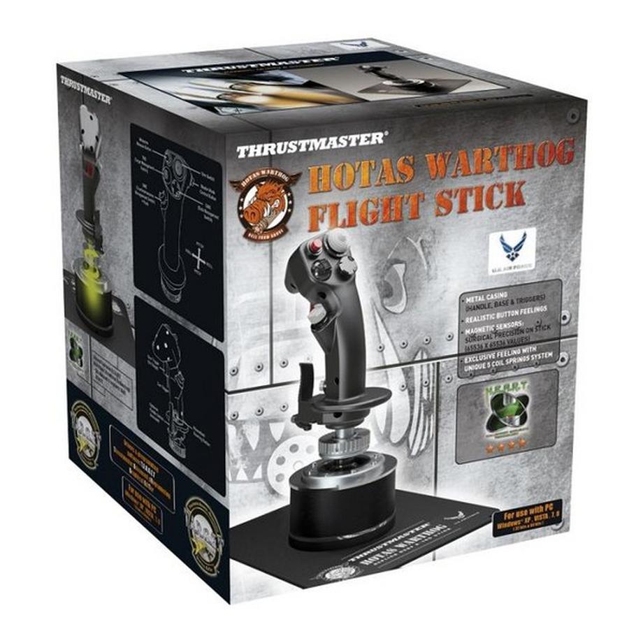 THRUSTMASTER  HOTAS Warthog Flight Stick Schwarz USB 2.0 Joystick PC 