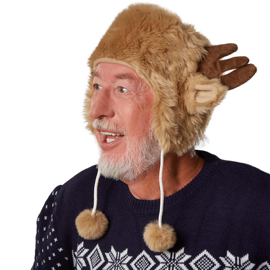 Tectake  Rentier-Kuschelmütze 