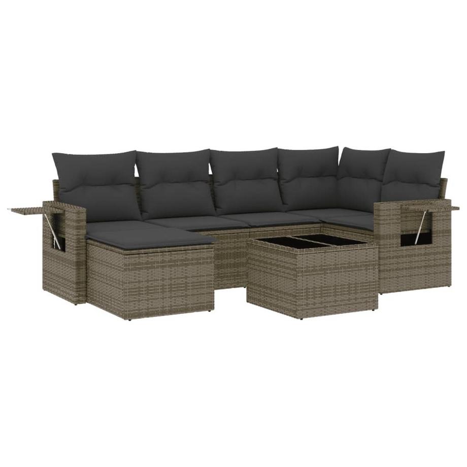 set divano da giardino Polirattan