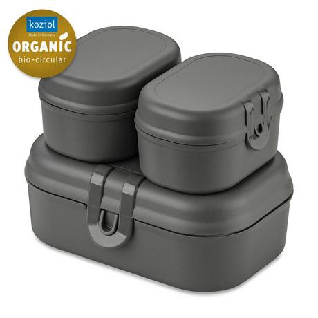 koziol  koziol 7151701 gamelle Ensemble boîte repas Gris 