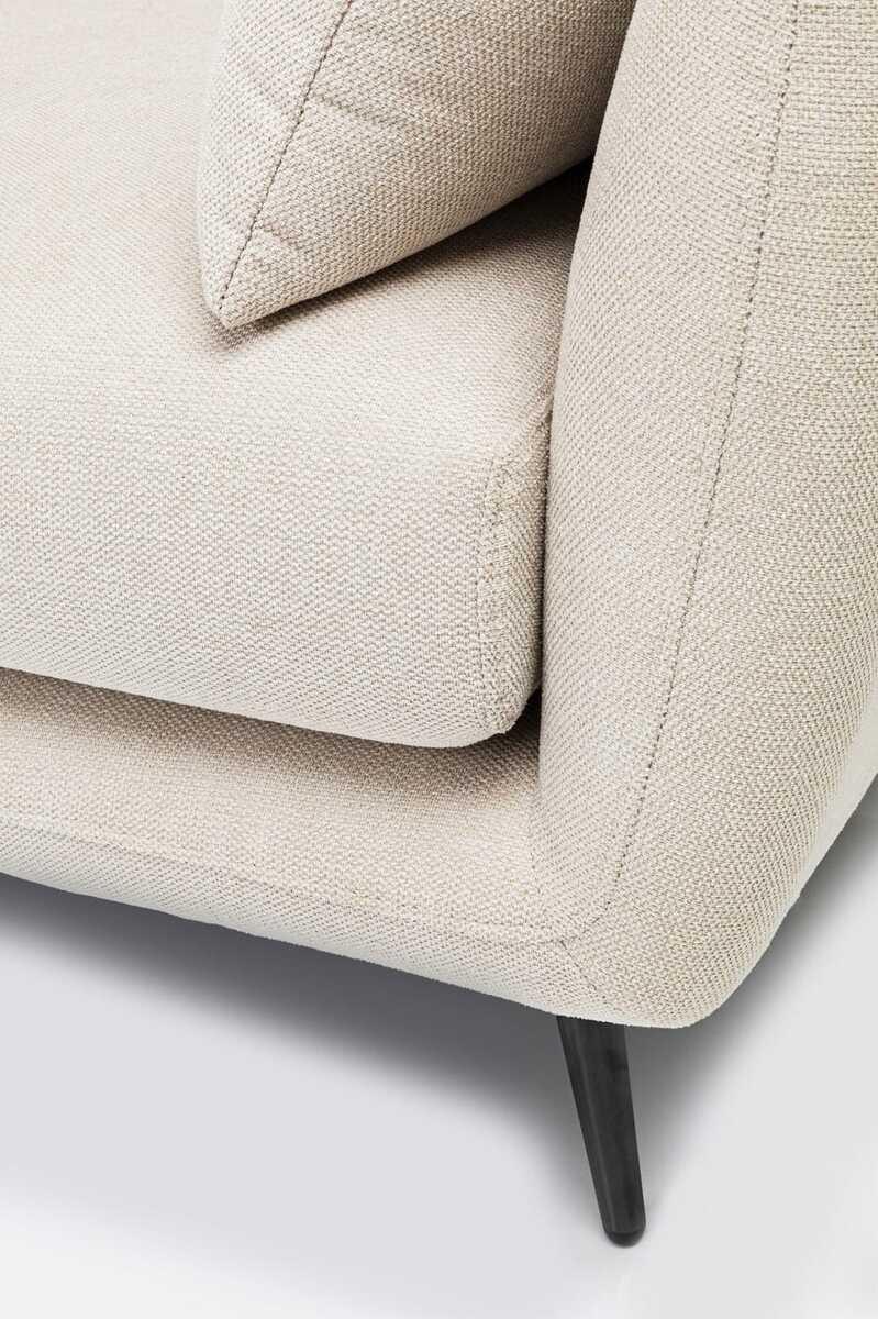 KARE Design Ecksofa Amalfi Links creme 275  