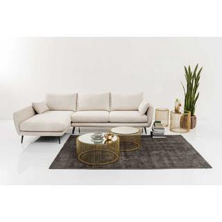 KARE Design Ecksofa Amalfi Links creme 275  