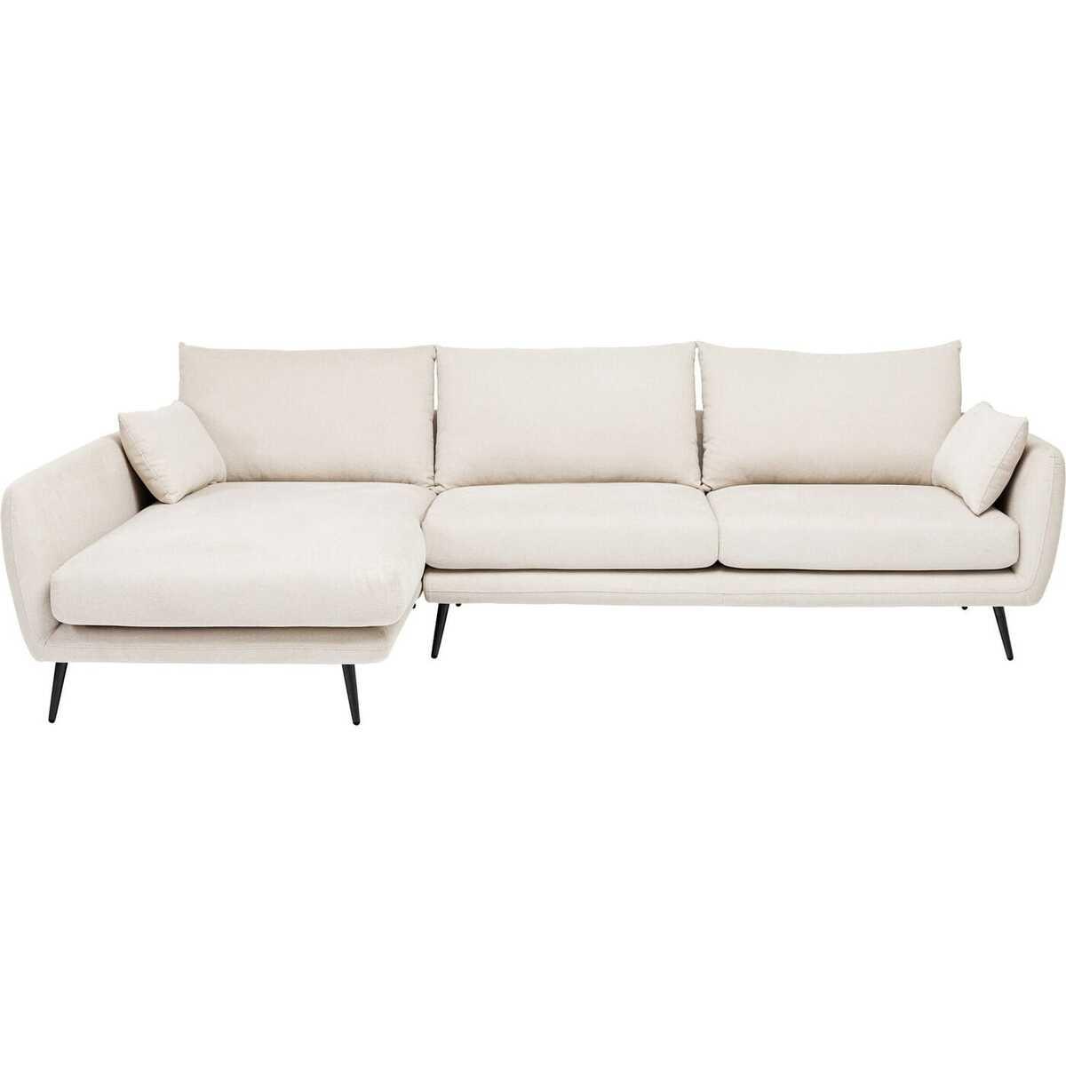 KARE Design Ecksofa Amalfi Links creme 275  