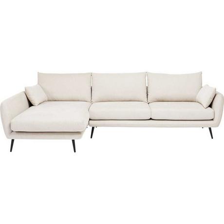 KARE Design Ecksofa Amalfi Links creme 275  