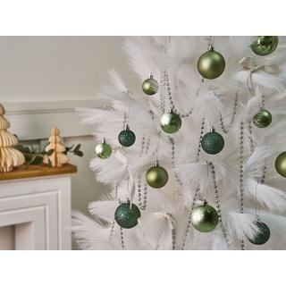 Beliani Weihnachtskugel 60er Set aus Kunststoff Klassisch TYIN  