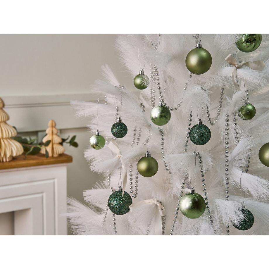 Beliani Set di 60 palline decorative en Materiale sintetico Classico TYIN  