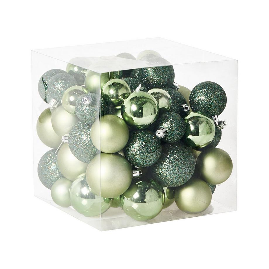 Set di 60 palline decorative en Materiale sintetico Classico TYIN