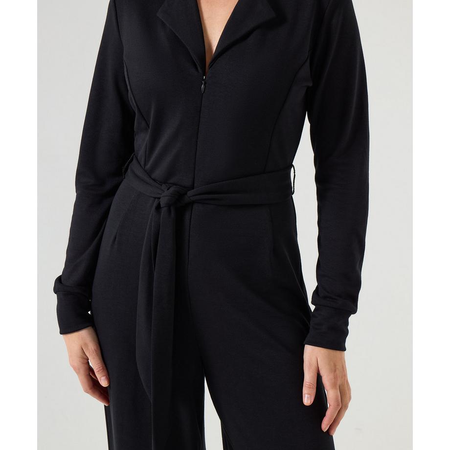 Joe Browns Jersey Jumpsuit mit Kragen und Frontreissverschluss  