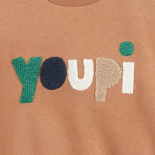 La Redoute Collections  Sweatshirt mit Rundhalsausschnitt aus Molton 