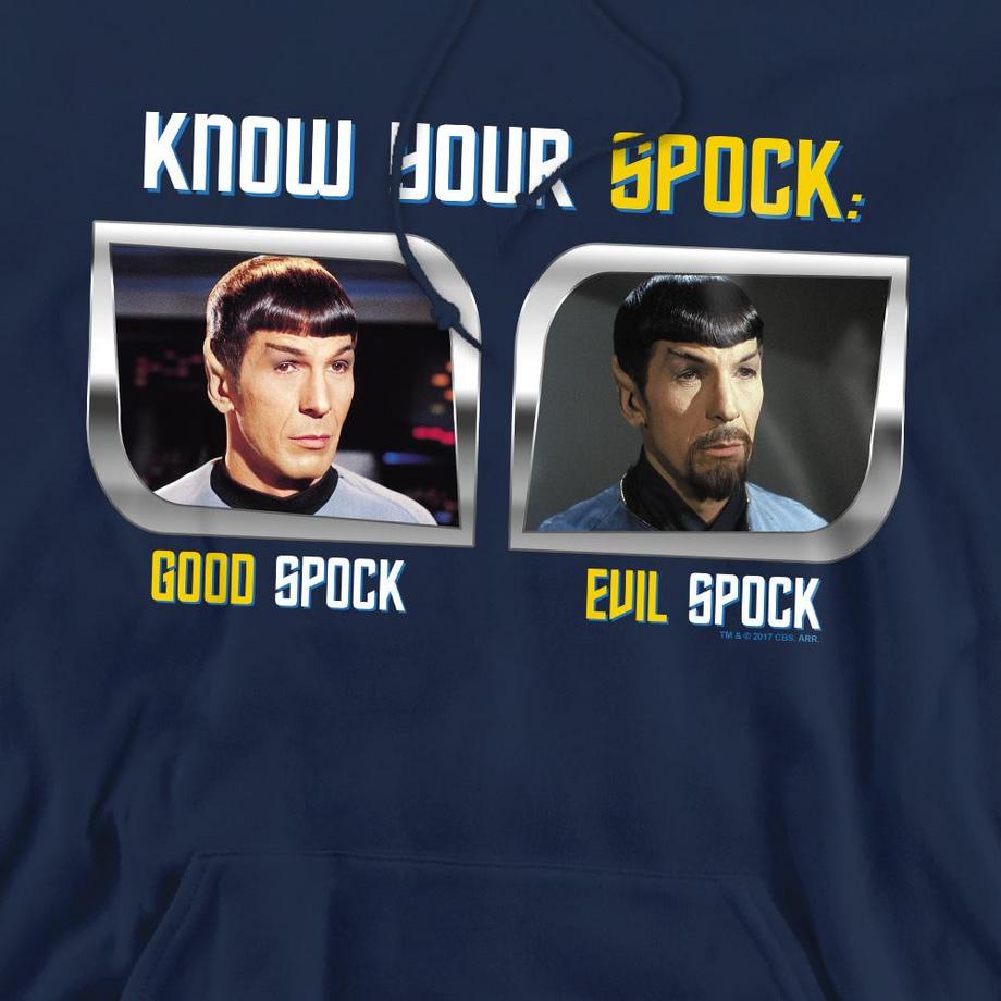 Star Trek Know Your Spock Felpa con Cappuccio  