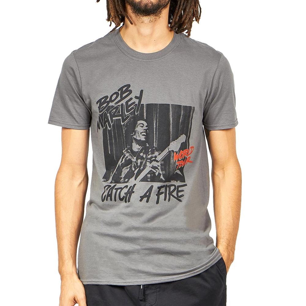 Bob Marley  Catch A Fire World Tour TShirt 